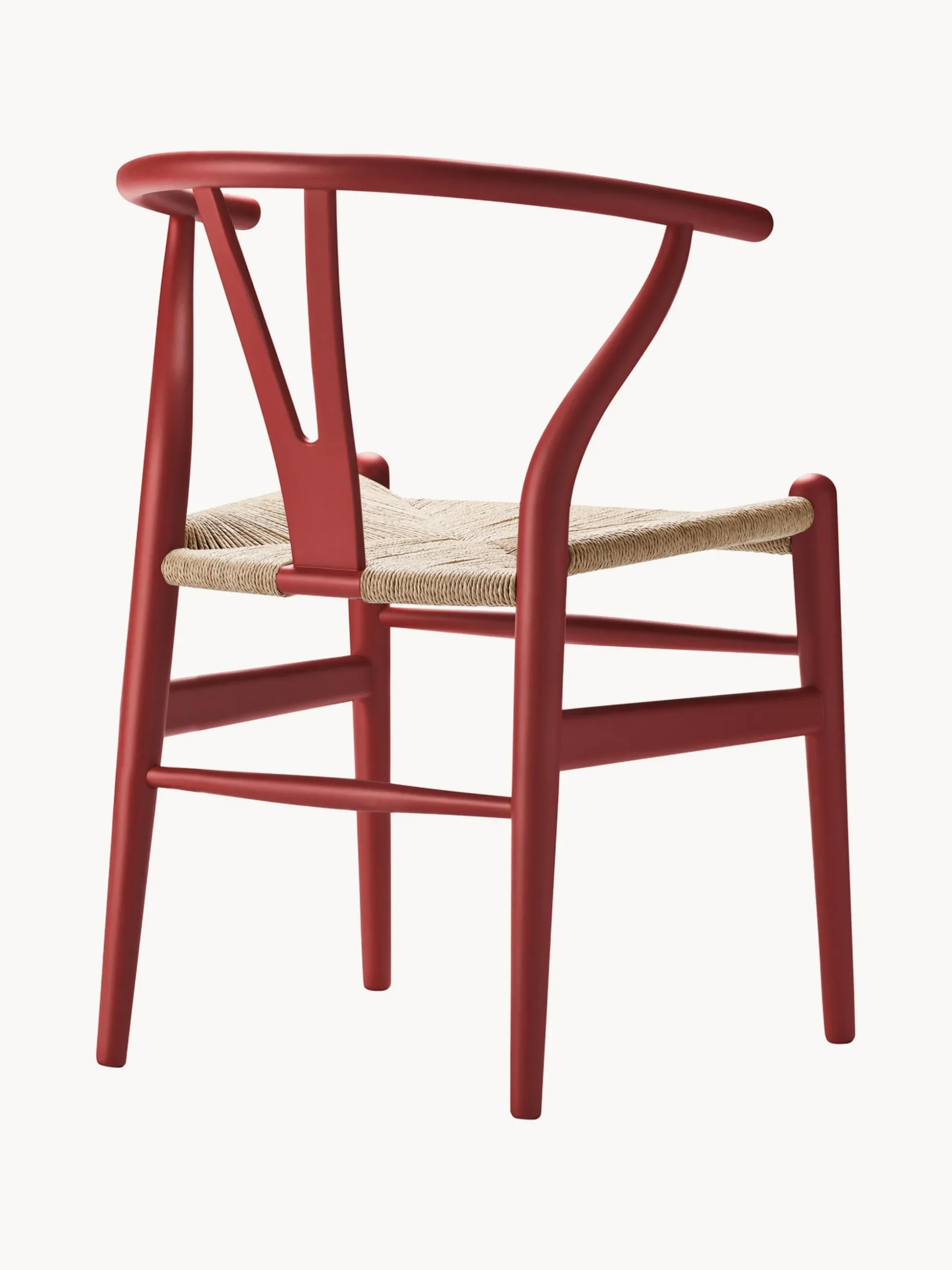Sedia in legno con seduta intrecciata CH24 Wishbone Chair