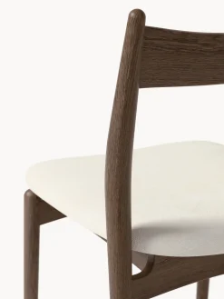 Sedia in legno di frassino con seduta imbottita Koa
