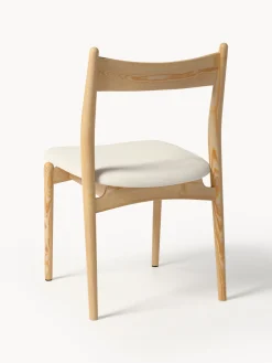 Sedia in legno di frassino con seduta imbottita Koa