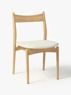 Sedia in legno di frassino con seduta imbottita Koa