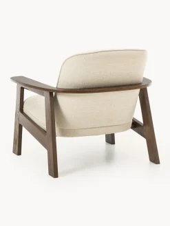 Sedia lounge in legno di quercia Steve