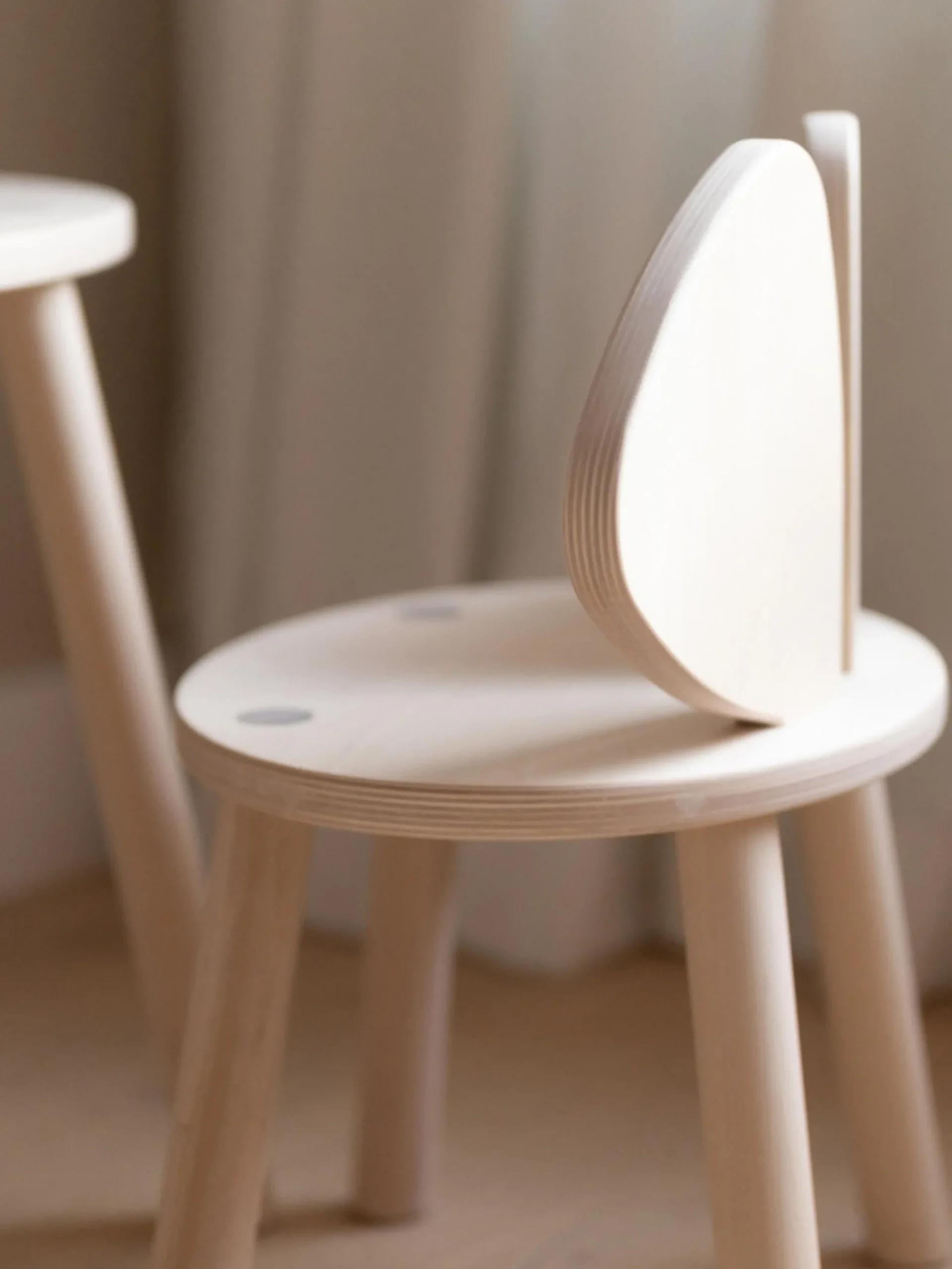 Sedia per bambini in legno Mouse