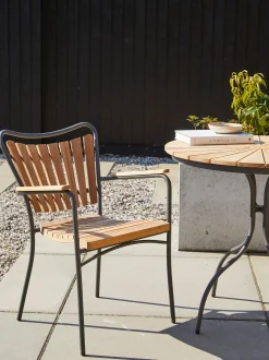 Sedie da giardino in legno di teak Ellen 2 pz