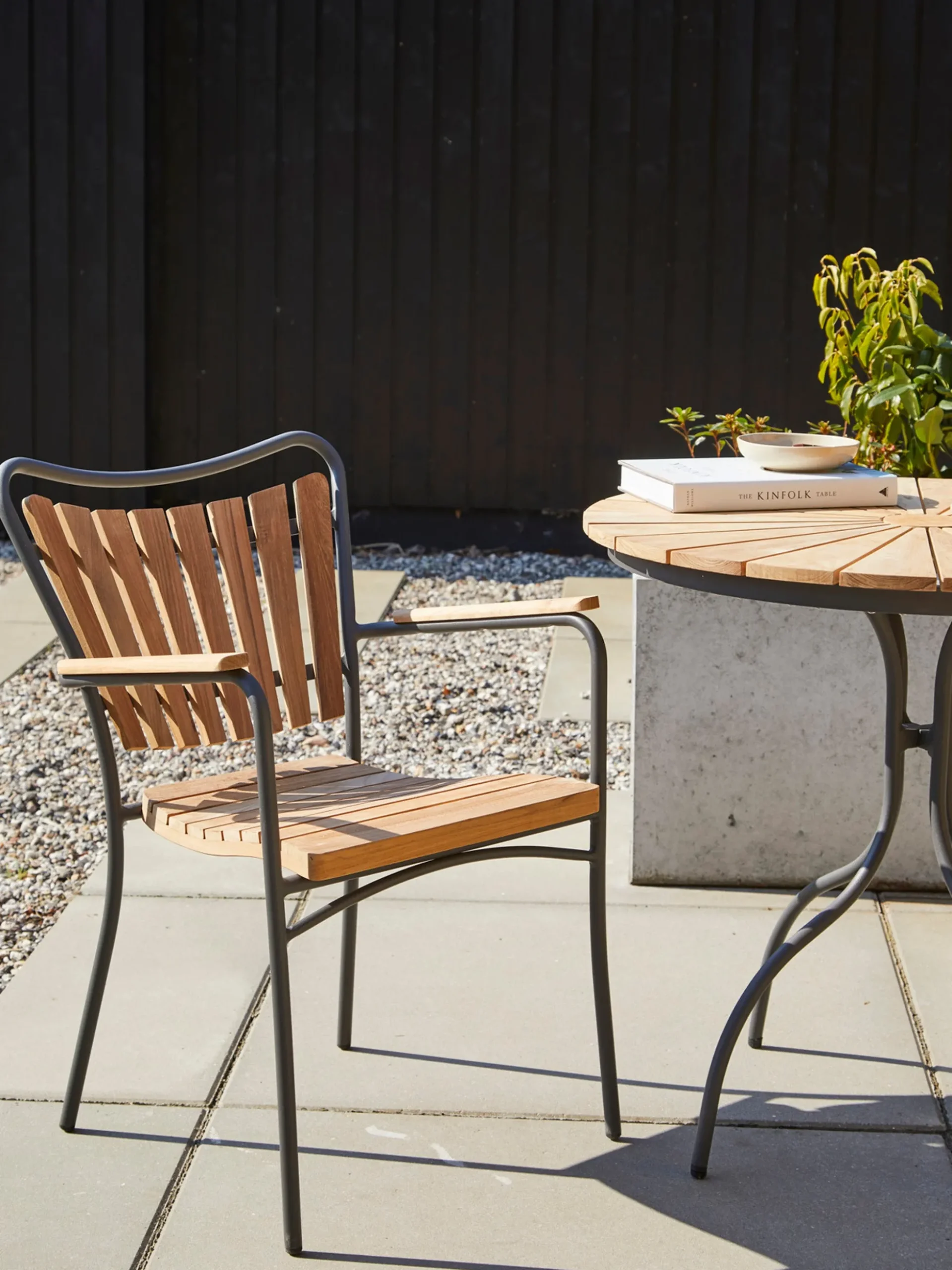 Sedie da giardino in legno di teak Ellen 2 pz