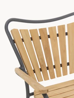 Sedie da giardino in legno di teak Ellen 2 pz