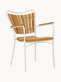 Sedie da giardino in legno di teak Ellen 2 pz