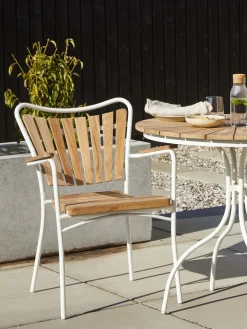 Sedie da giardino in legno di teak Ellen 2 pz