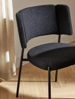 Sedie imbottite in bouclé Samantha 2 pz