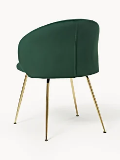 Sedie imbottite in velluto Luisa 2 pz