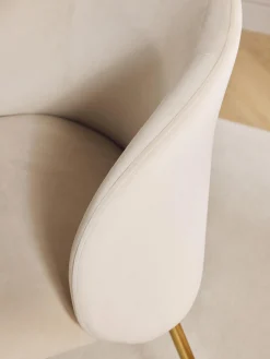 Sedie imbottite in velluto Luisa 2 pz