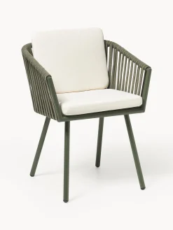 Sedie con braccioli da giardino Malo 2 pz