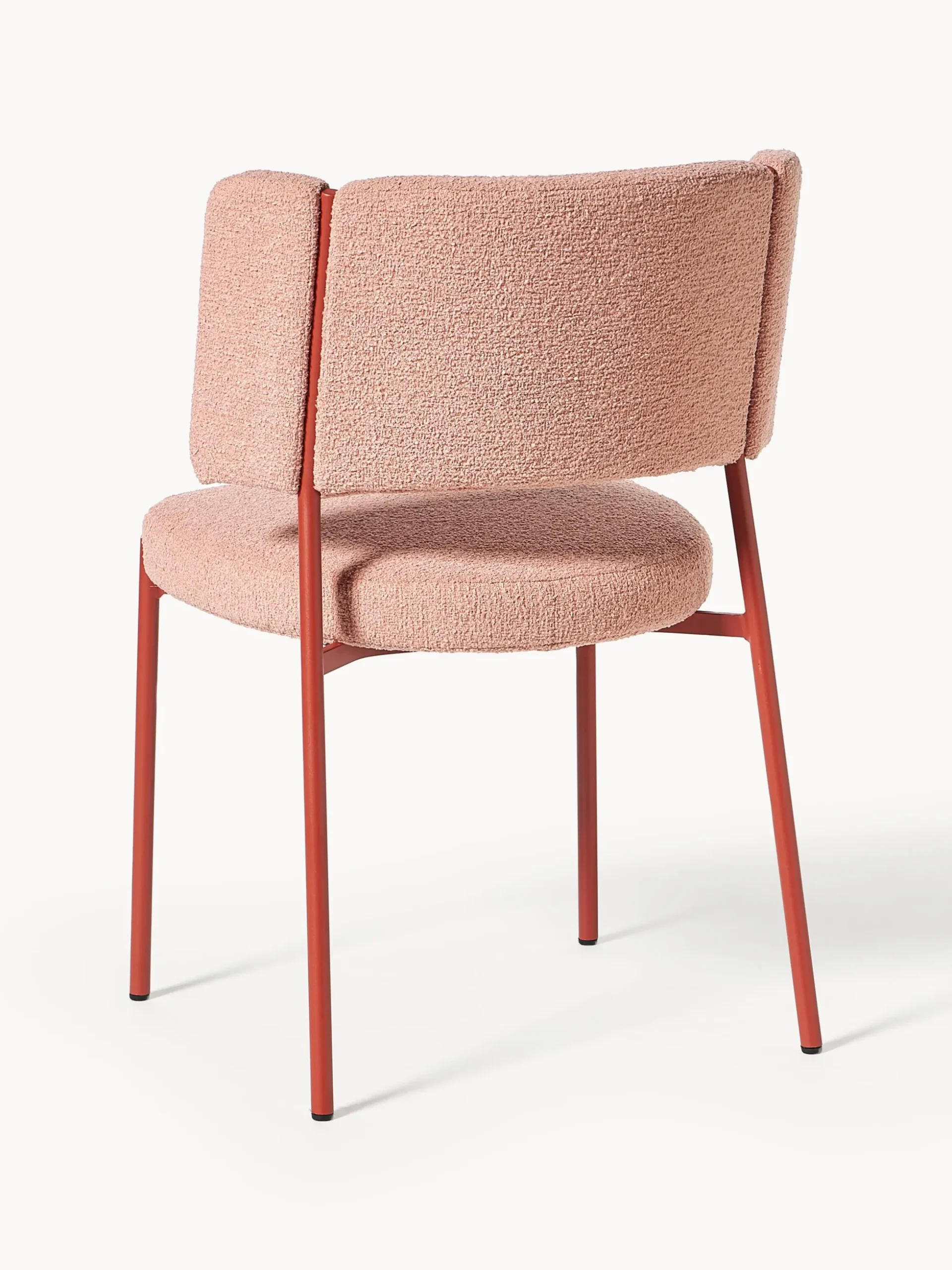 Sedie imbottite in bouclé Samantha 2 pz