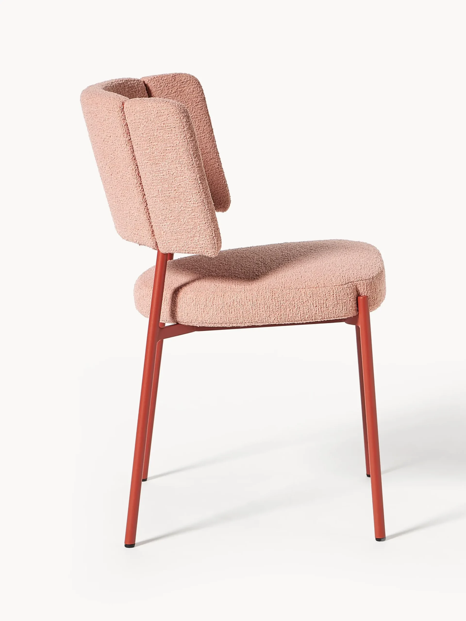 Sedie imbottite in bouclé Samantha 2 pz