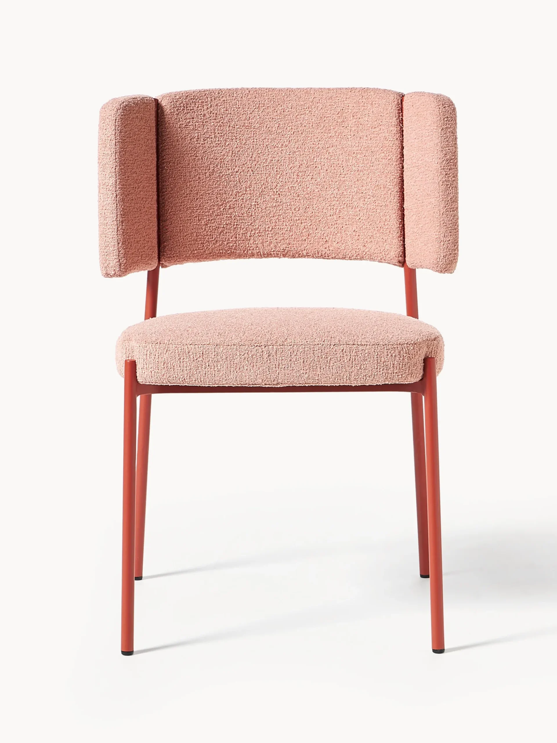 Sedie imbottite in bouclé Samantha 2 pz