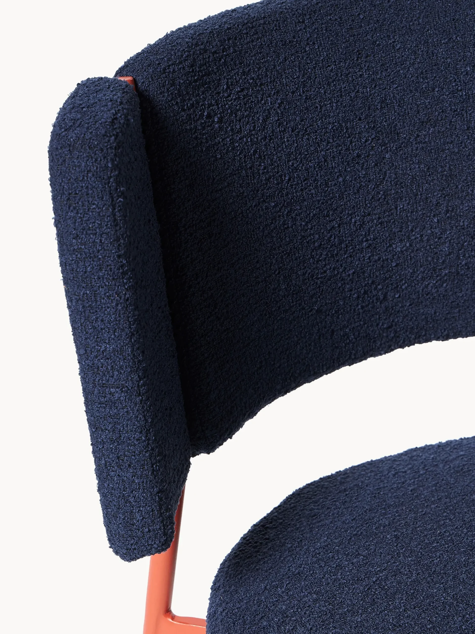 Sedie imbottite in bouclé Samantha 2 pz