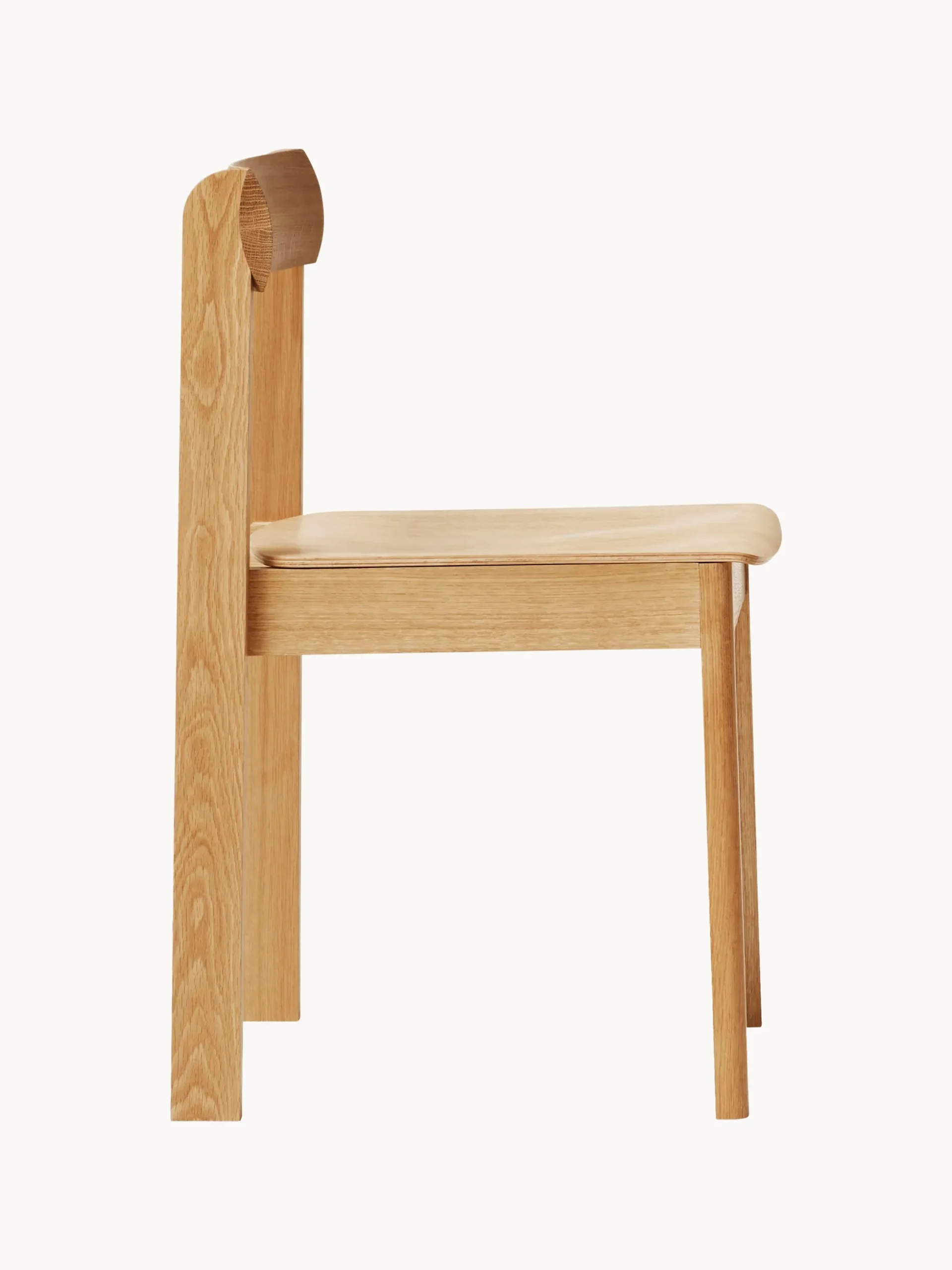 Sedie impilabili in legno di quercia Blueprint 2 pz
