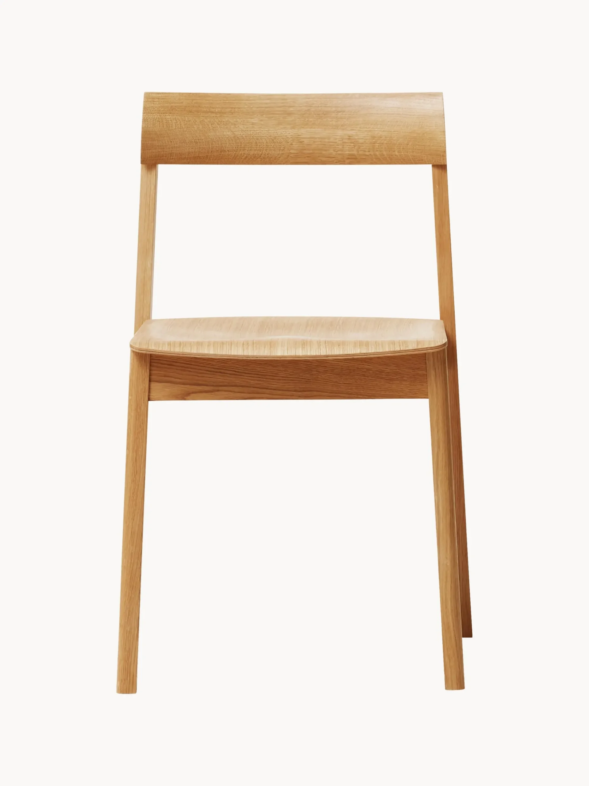 Sedie impilabili in legno di quercia Blueprint 2 pz