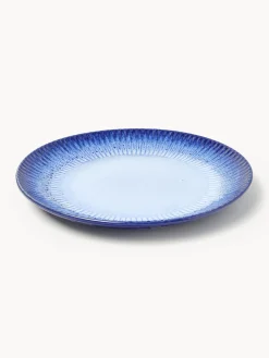Servizio di piatti fatto a mano con smalto reattivo Vinci, 4 persone (12 pz)