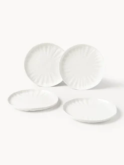 Servizio di piatti in porcellana con rilievo Sali, 4 persone (12 pz)