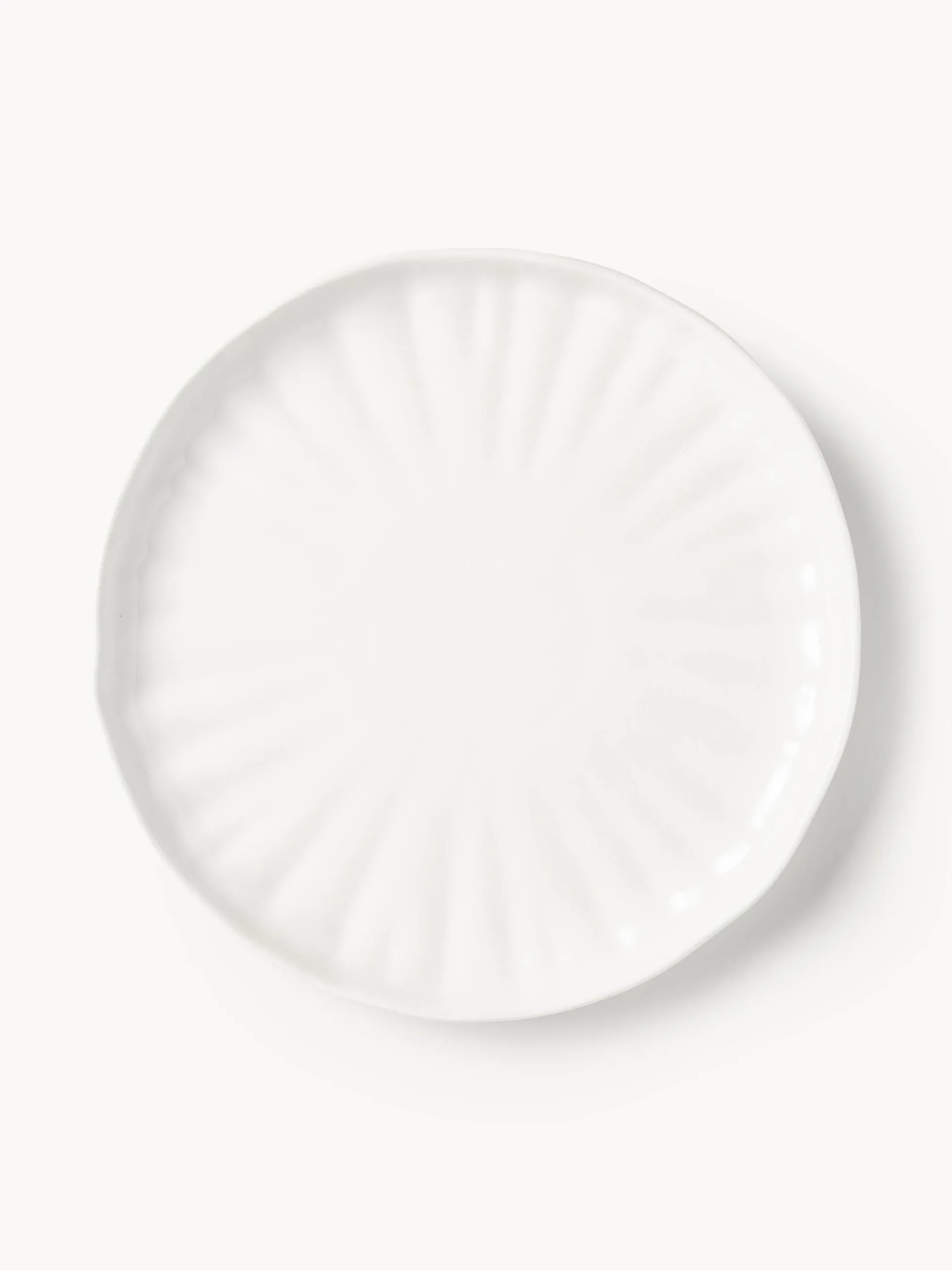 Servizio di piatti in porcellana con rilievo Sali, 4 persone (12 pz)