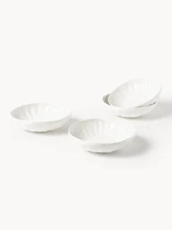 Servizio di piatti in porcellana con rilievo Sali, 4 persone (12 pz)