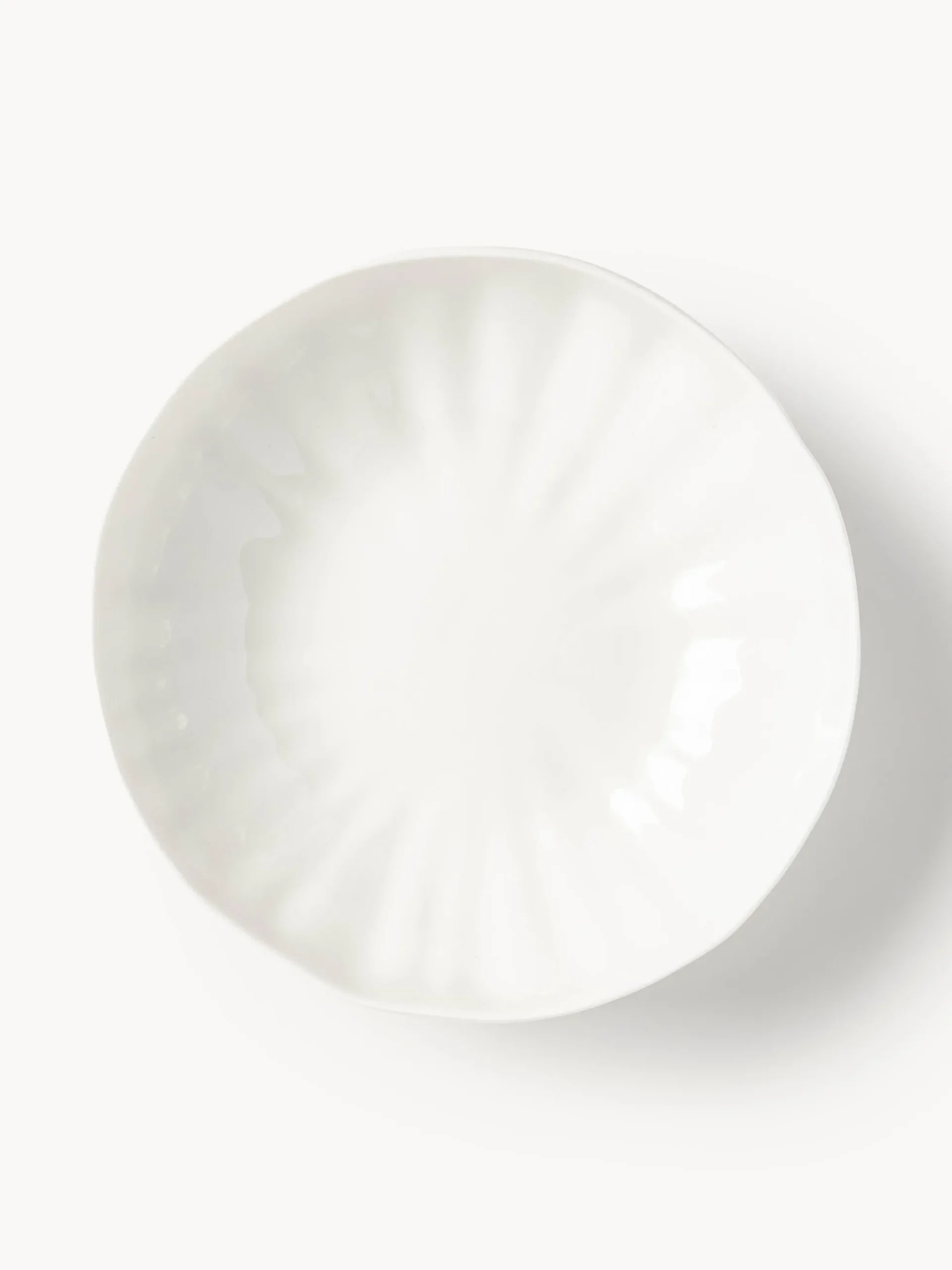 Servizio di piatti in porcellana con rilievo Sali, 4 persone (12 pz)