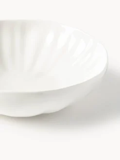 Servizio di piatti in porcellana con rilievo Sali, 4 persone (12 pz)