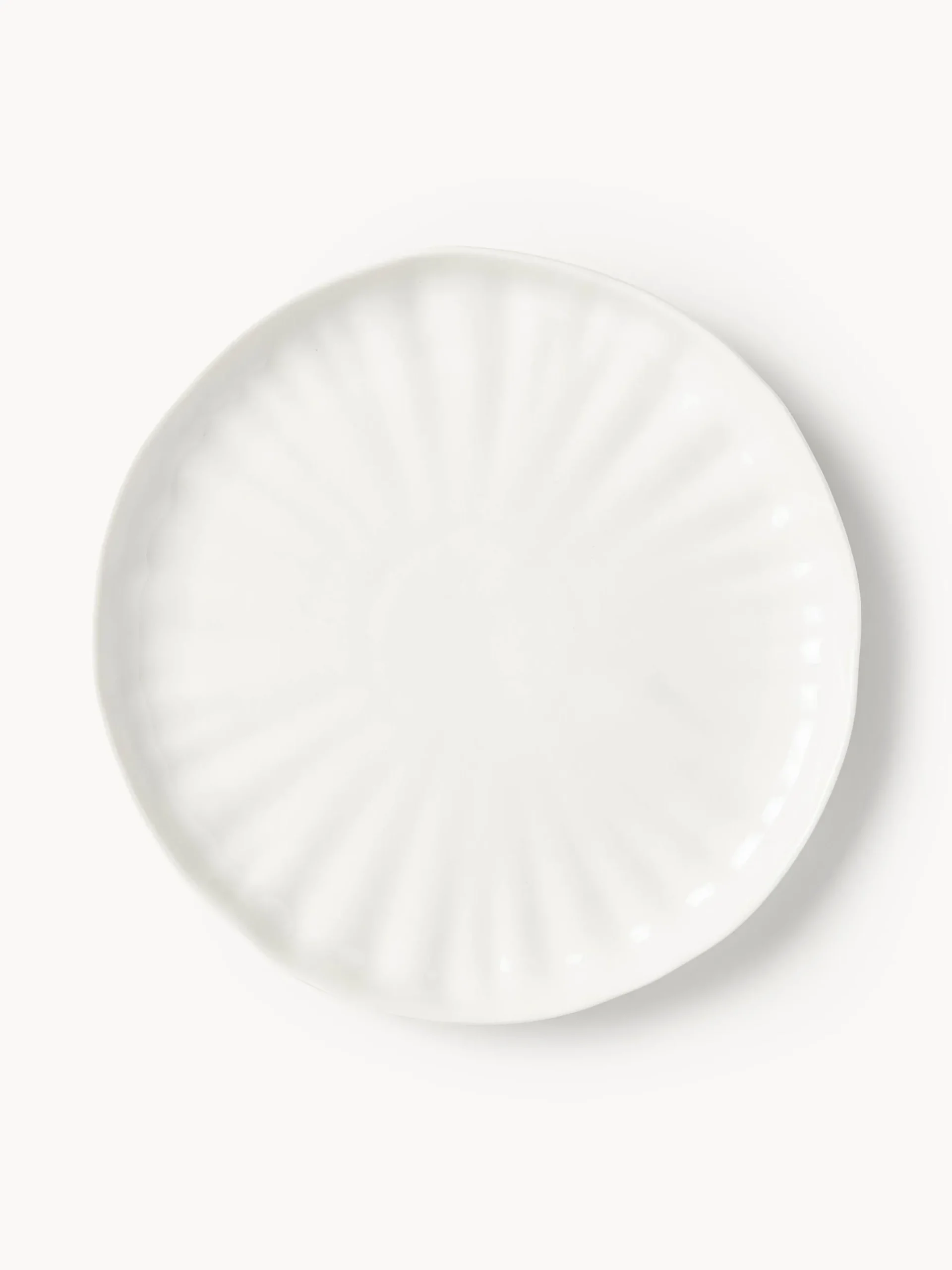 Servizio di piatti in porcellana con rilievo Sali, 4 persone (12 pz)