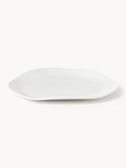 Servizio di piatti in porcellana dalla forma organica Joana, 4 persone (12 pz)