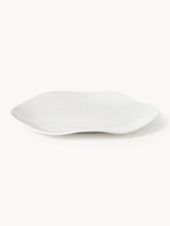Servizio di piatti in porcellana dalla forma organica Joana, 4 persone (12 pz)