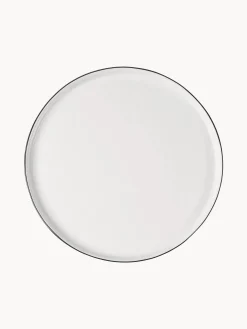 Servizio di piatti in porcellana fatto a mano Salt, 4 persone (12 pz)