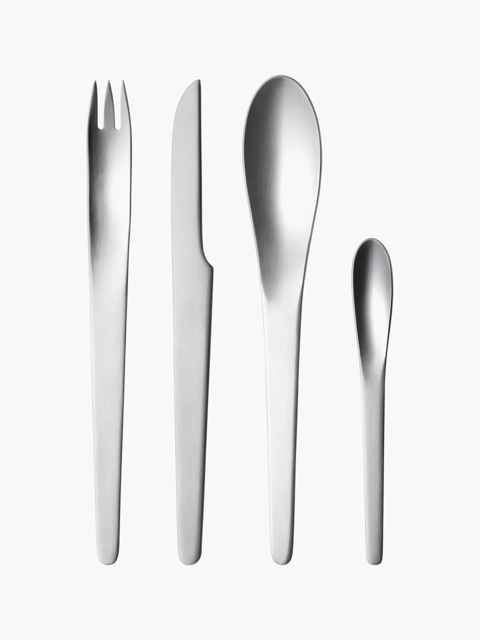 Servizio di posate lucidate a specchio Arne Jacobsen, varie misure
