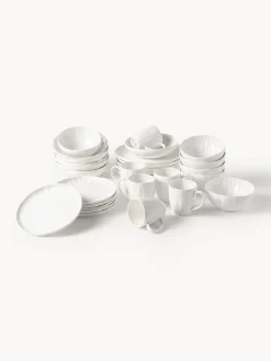 Servizio di stoviglie con rilievo Sali, 6 persone (30 pz)