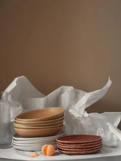 Servizio di piatti fatti a mano dalla forma organica Macey, 4 persone (12 pz)