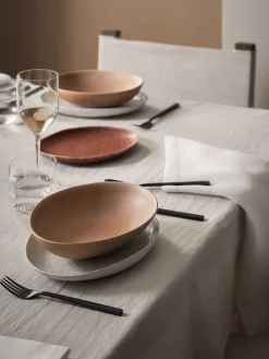Servizio di piatti fatti a mano dalla forma organica Macey, 4 persone (12 pz)