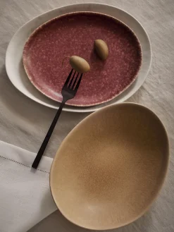 Servizio di piatti fatti a mano dalla forma organica Macey, 4 persone (12 pz)