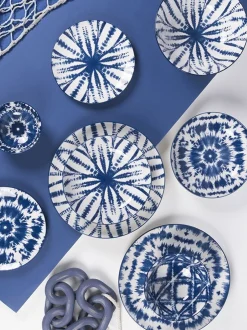 Servizio di piatti in porcellana Blue, 6 persone, set da 18