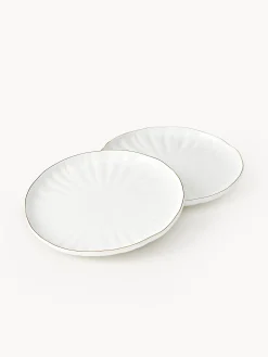 Servizio di piatti in porcellana con rilievo Sali, 4 persone (12 pz)