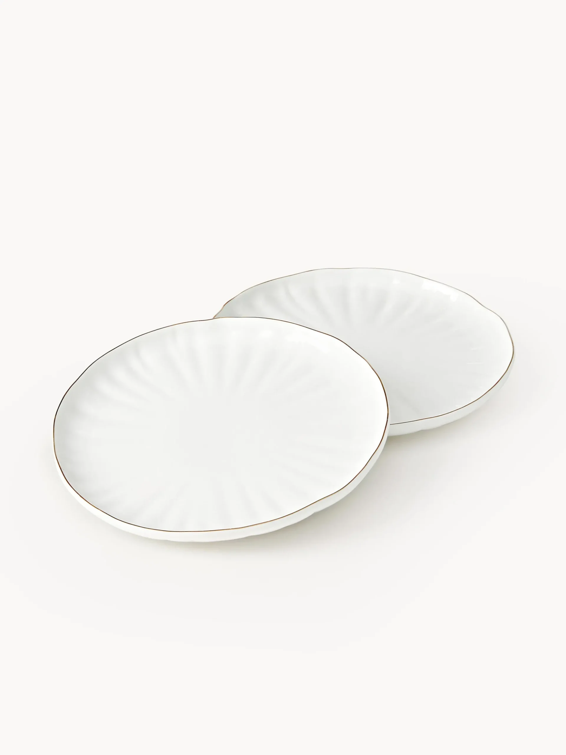 Servizio di piatti in porcellana con rilievo Sali, 4 persone (12 pz)