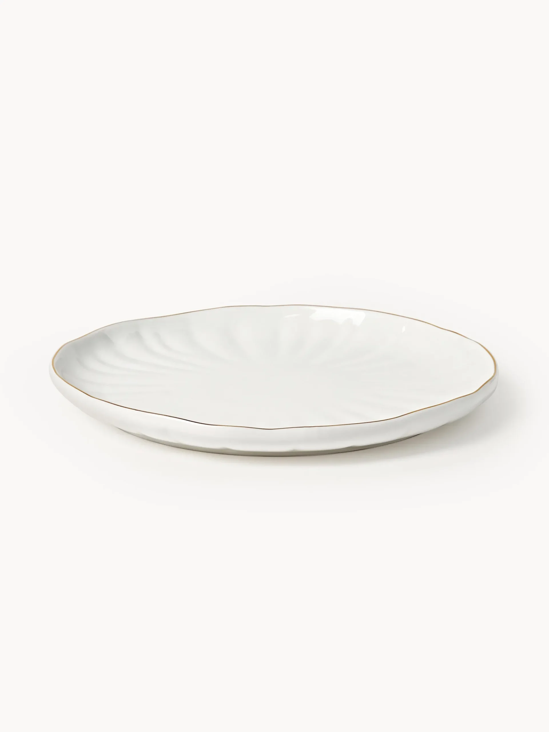 Servizio di piatti in porcellana con rilievo Sali, 4 persone (12 pz)