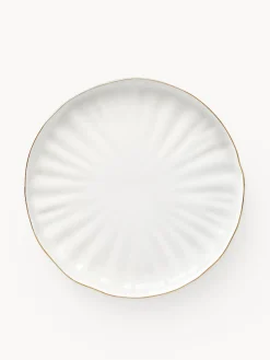 Servizio di piatti in porcellana con rilievo Sali, 4 persone (12 pz)