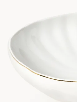 Servizio di piatti in porcellana con rilievo Sali, 4 persone (12 pz)