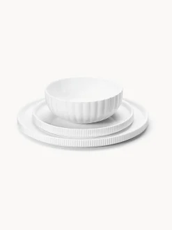Servizio di piatti in porcellana Bernadotte, 1 persona, set di 3