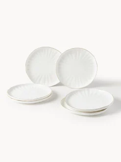 Servizio di stoviglie in porcellana con rilievo Sali, 6 persone (30 pz)