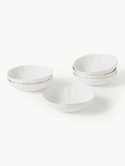 Servizio di stoviglie in porcellana con rilievo Sali, 6 persone (30 pz)