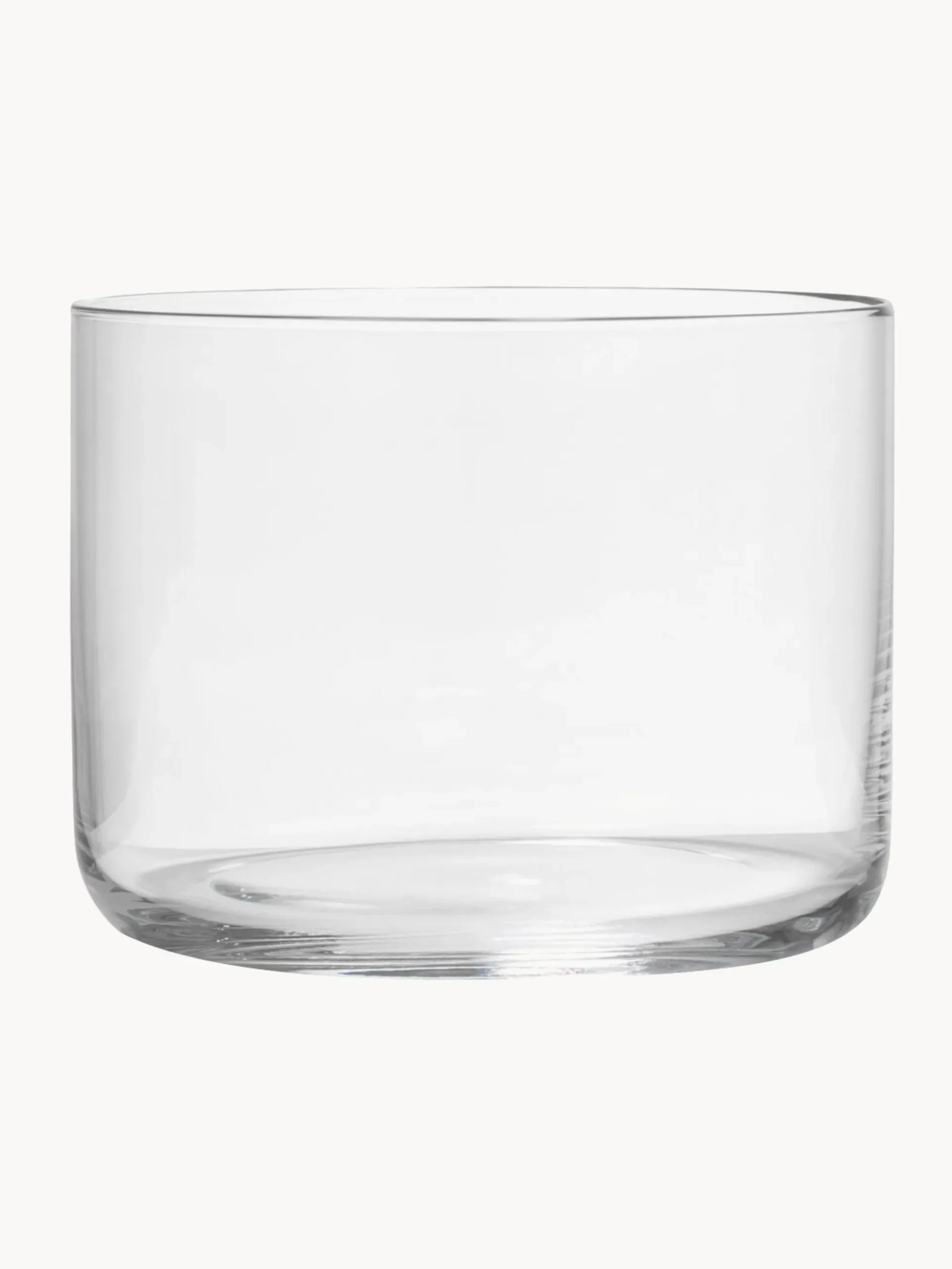 Set 4 bicchieri acqua in cristallo Nesting
