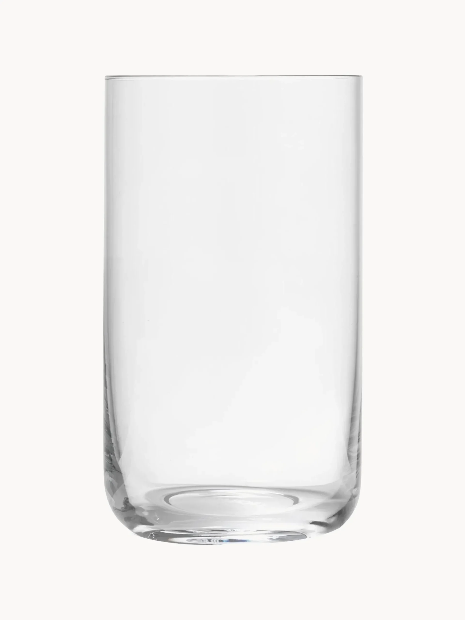 Set 4 bicchieri acqua in cristallo Nesting