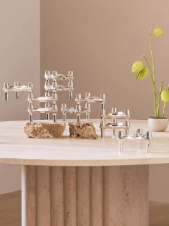 Set 3 candelabri Rosey