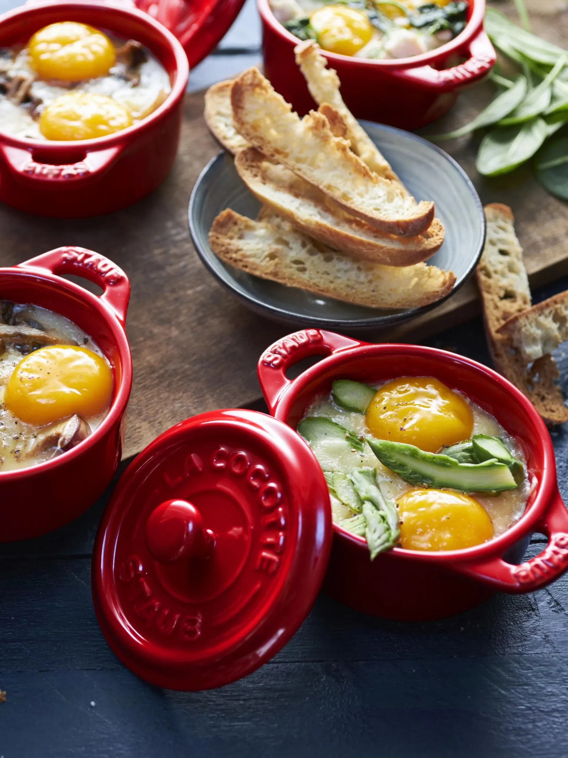 Set 4 casseruole Mini Cocotte