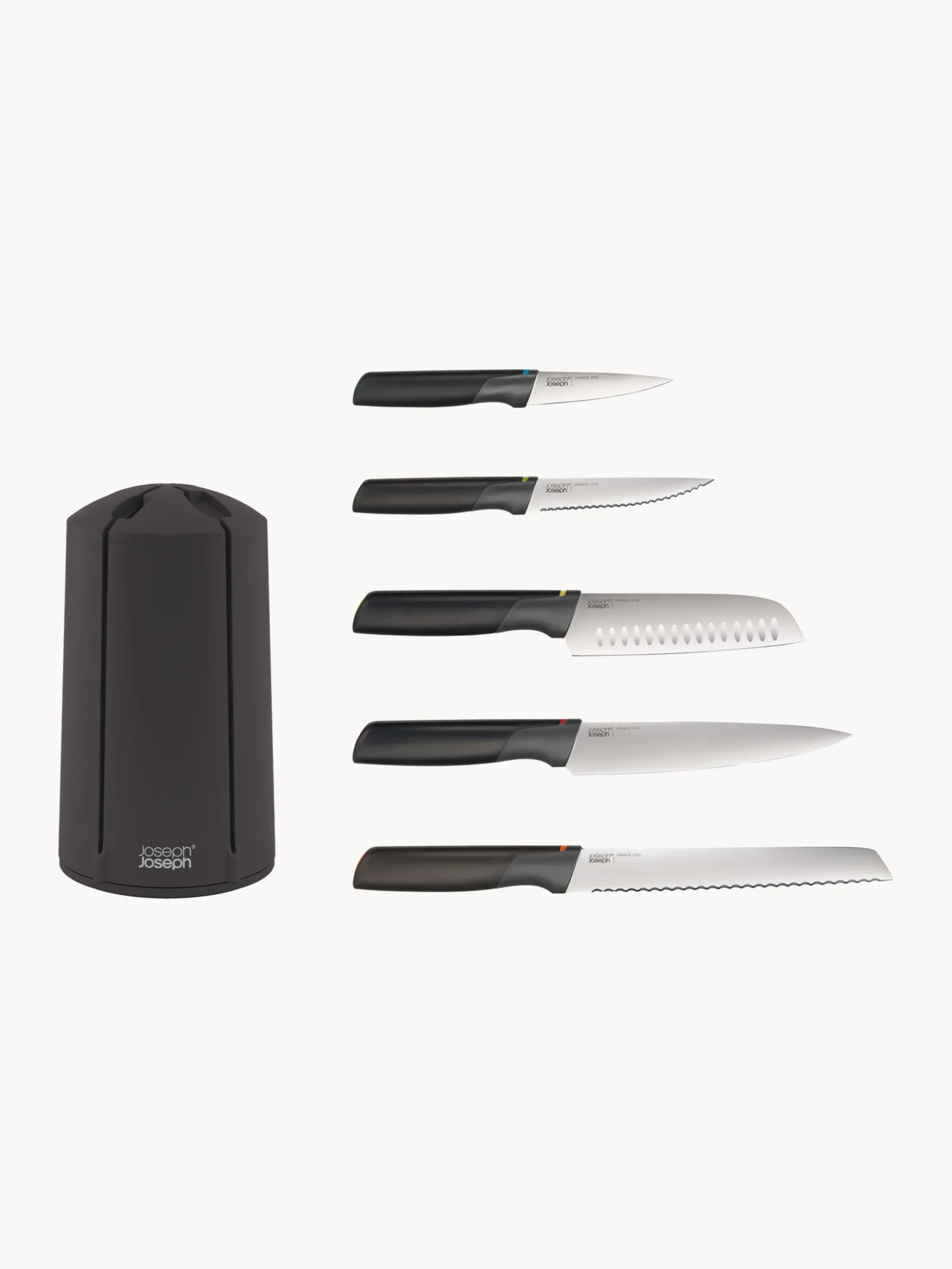 Set 5 coltelli con carosello Elevate